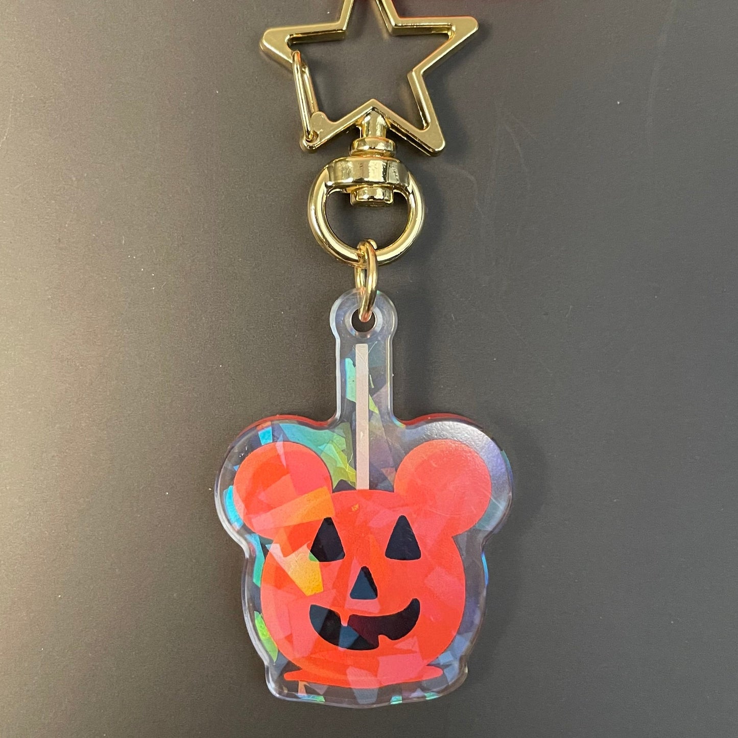 Pumpkin Caramel Apple Holographic Charm