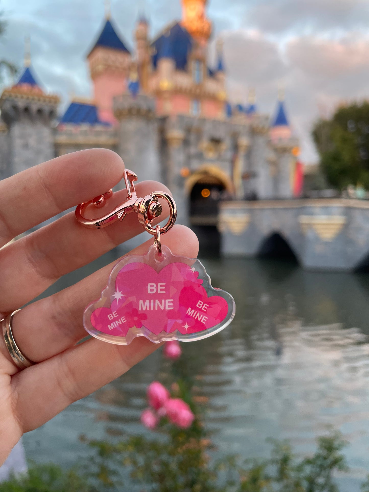 Candy Hearts Holographic Charm