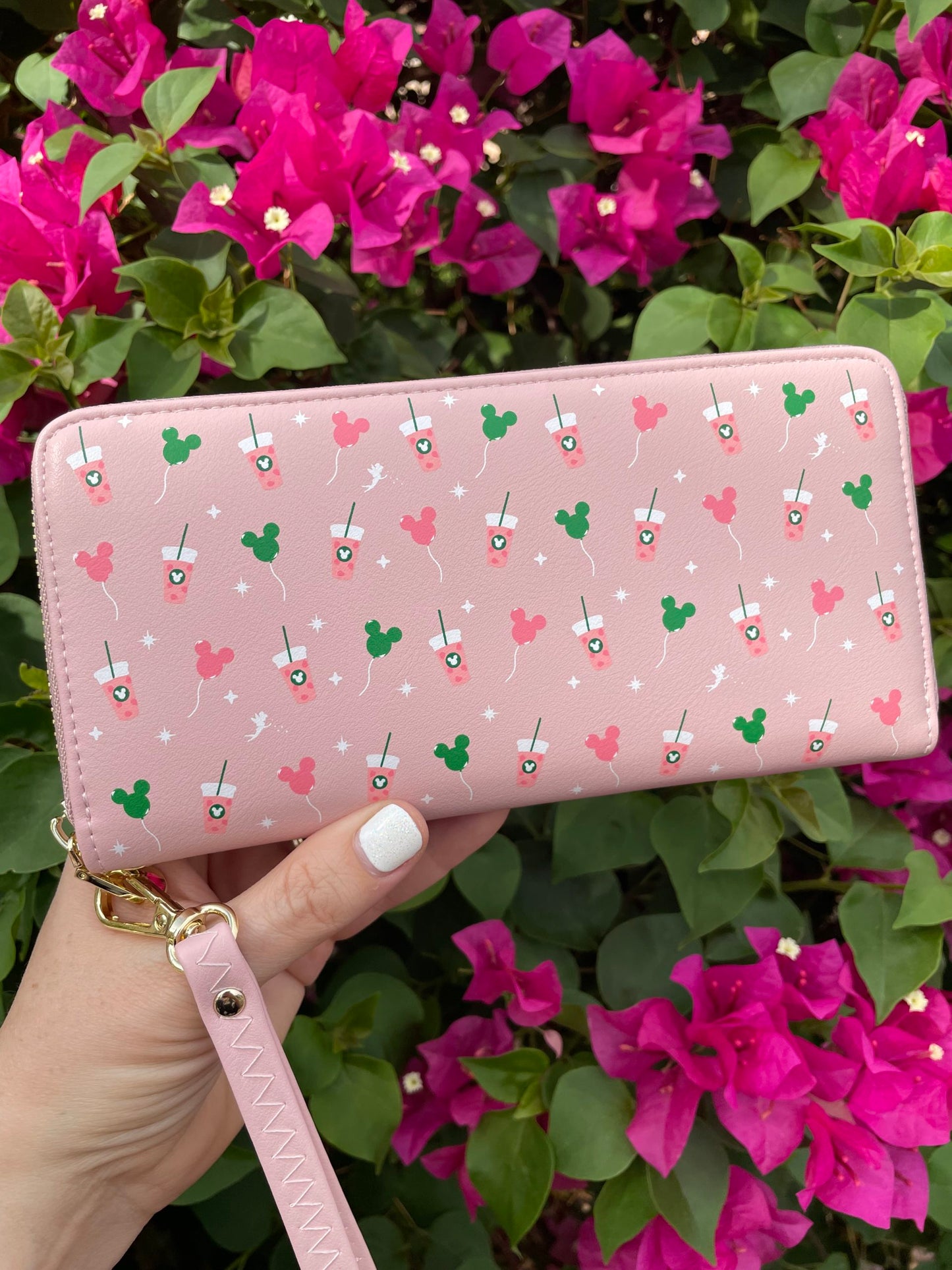 Pink Balloons and Cups Wallet