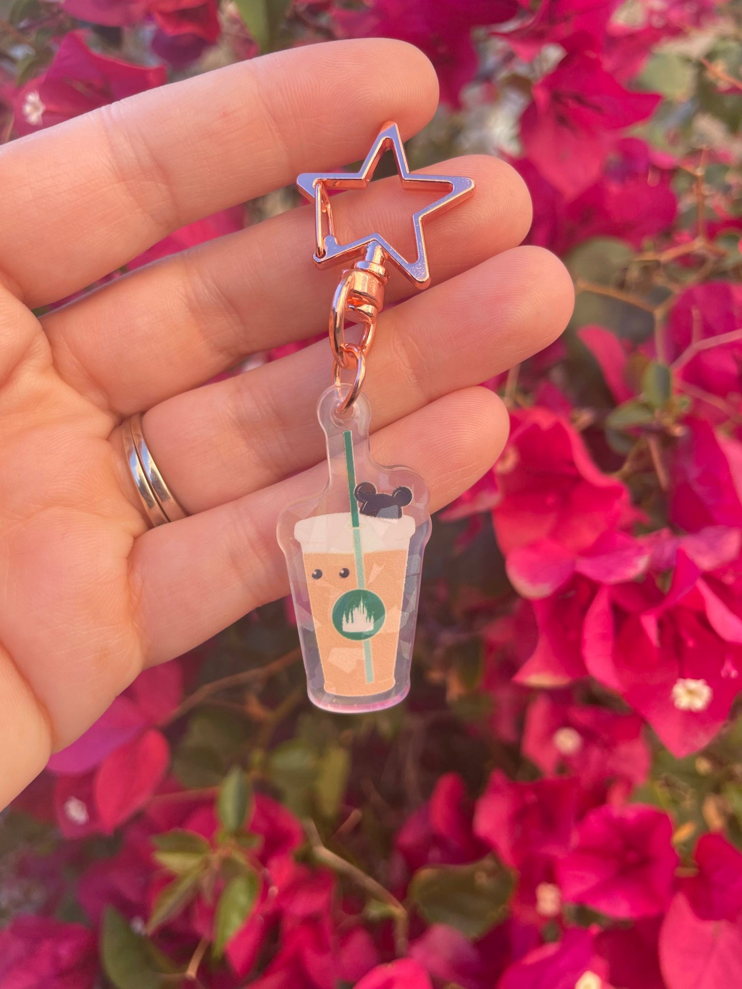 Iced Coffee Holographic Charm