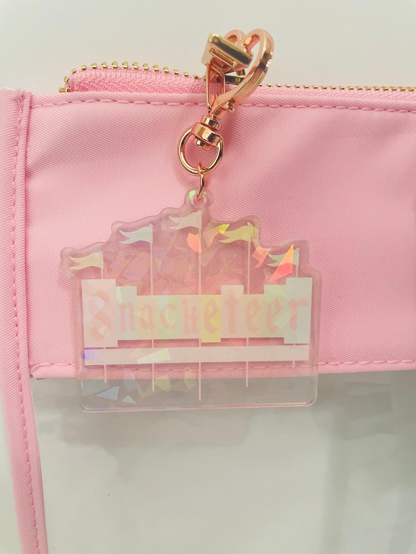 Retro Snacketeer® Sign Holographic Charm