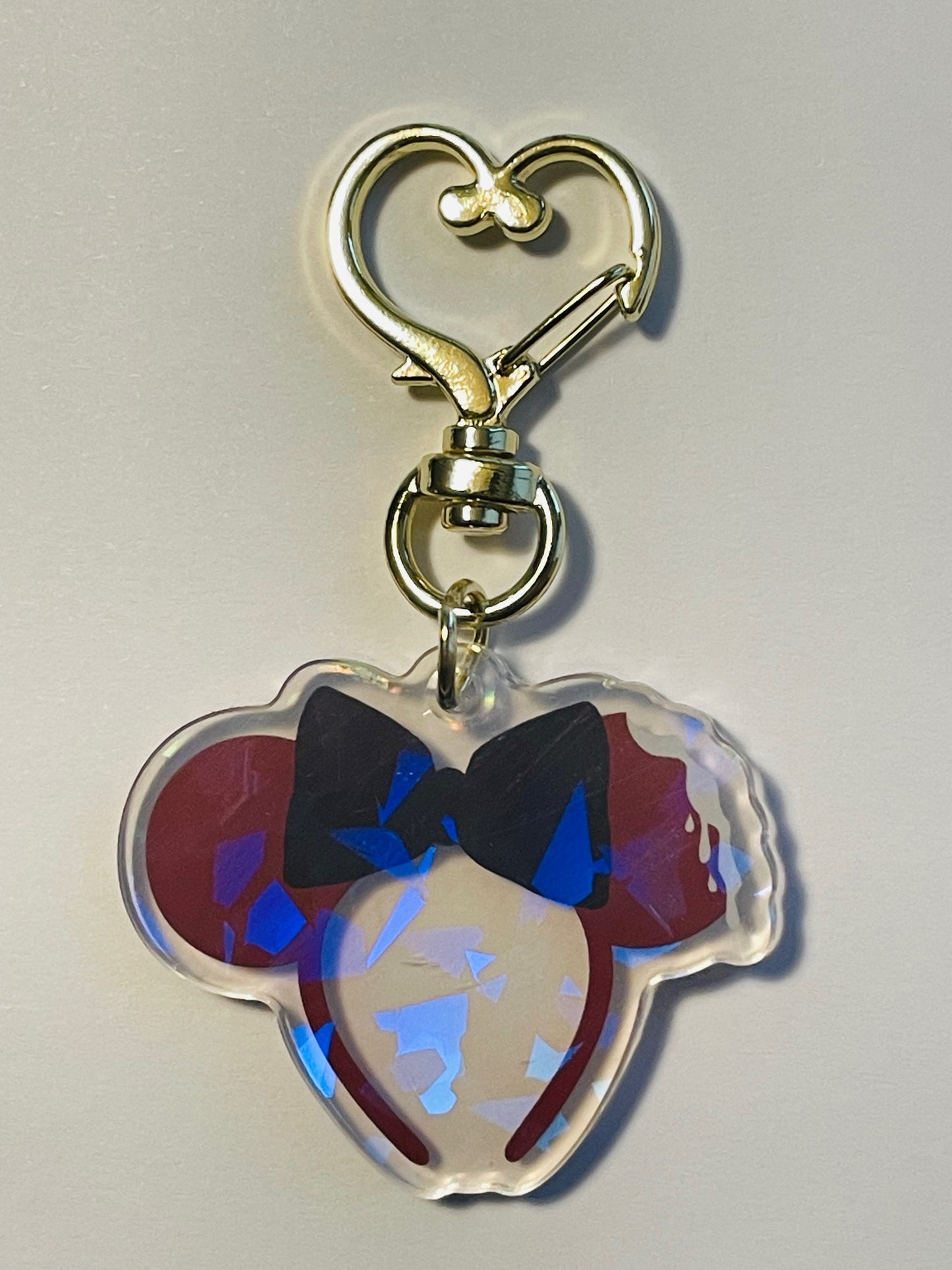 Ice Cream Ears Holographic Charm