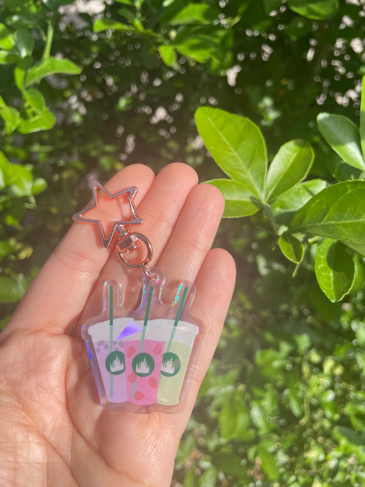 Spring Drinks Holographic Charm